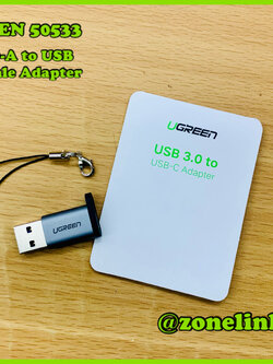 UGREEN 50533 USB 3.0-A to USB-C Female Adapter