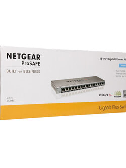 Netgear GS116E — 16-Port Gigabit Ethernet Smart Managed Plus Switch Desktop