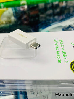 UGREEN 30155 USB 3.1 Type C Super Speed Male to USB 3.0 Type A Female adapter White