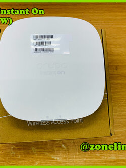 Aruba Instant On AP22 (RW) Wi-Fi 6, 802.11ax, 2x2 Access Point Speed 1774Mbps (802.11ac )(HPE-R4W02A) Bundle Adapter