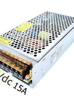 สวิตชิ่งเพาเวอร์ซัพพลาย Switching Power Supply 28V 15A 420W(สีเงิน) S-420-28