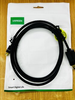 UGREEN 10477 Mini DP to DP Cable 1.5m
