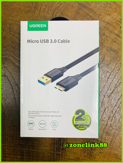 UGREEN 10840 USB 3.0A Male to Micro USB 3.0 Male Cable 0.5m