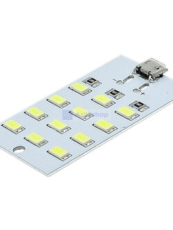 12 lamp SMD LED Light Source Micro USB LED
