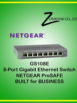 GS108E 8-Port Gigabit Ethernet Switch