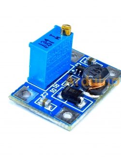 High Current 2A SX1308 DC-DC Adjustable Boost Module แปลงไฟจาก 2-24V to 2-28V