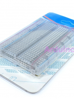 บอร์ดทดลองขนาดเล็ก 400 ช่องแบบใส Protoboard Breadboard 400 holes