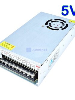 Switching Power Supply สวิตชิ่งเพาเวอร์ซัพพลาย 5V 50A 250W(สีเงิน) S-250-5