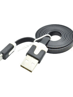 Micro USB Cable wire 1m for NodeMcu สีดำ