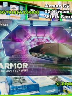 Router ZYXEL (NBG7815 ARMOR G5) Wireless AX6000 Dual Band Gigabit Wi Fi6
