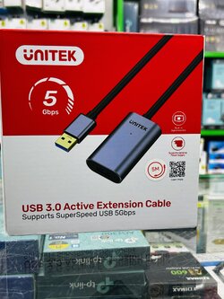 UNITEK Y-3004 USB 3.1 Extension Cable 5m.