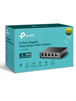 TL-SG105PE 5-Port Gigabit Easy Smart Switch with 4-Port PoE+