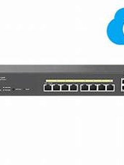 EnGenius ECS1112FP Cloud Managed L2 PoE Switch 8 Port GJigabit, 2SFP, POE 130W