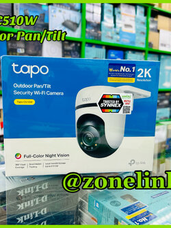 กล้องวงจรปิด TP-Link Tapo C510W Outdoor Pan/Tilt Security WiFi Camera