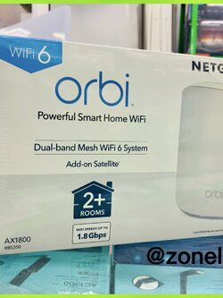 Netgear RBS350 — Orbi AX1800 WiFi 6 Dual-band Mesh Add-on Satellite