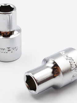 ลูกบ๊อกสั้น AMPRO รู 1/4" 6 เหลี่ยม (PARABOLA) ขนาดมิล : 5 MM - 14 MM ขนาดหุน/นิ้ว : 1/4" , 5/16" , 3/8"