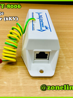 Link UT-8006 PoE Surge Protector 10/100/1000,RJ45 (6KV)