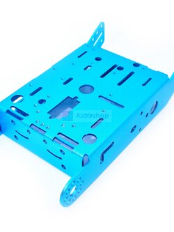 โครงรถหุ่นยนต์ Aluminum alloy robot Smart car สี Metallic Blue