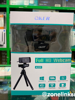 WEBCAM OKER FULL HD A229 SKU: HD A229