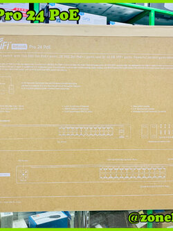 USW-Pro-24-PoE Layer 3, PoE switch with (24) GbE RJ45 ports, including (16) 802.3at PoE+ ports and (8) 802.3bt PoE++ ports, and (2) 10G SFP+ ports.