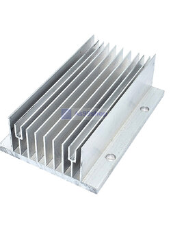 Heat Sink Aluminum Alloy Cooling block ฮีทซิงค์ระบายความร้อนหรือเย็น ขนาด(60*90*28)