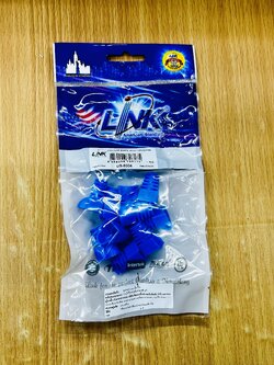 Link US-6004 Plug Boot Blue(10Pcs/PKG
