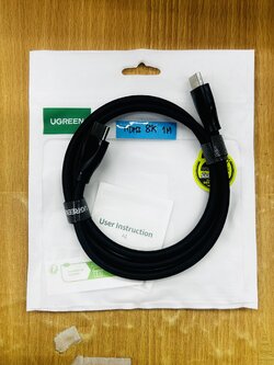 UGREEN 80401 HDMI Cable 8K V2.1/60Hz 4K/120Hz 48Gbps 1m.