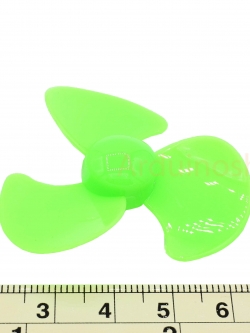 ใบพัดมอเตอร์ขนาดเล็ก 50 mm สีเขียว