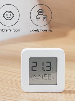  เครื่องวัดอุณหภูมิและความชื้น v2 Temperature and Humidity Monitor v2 เครื่องตรวจวัด Temp+Humidity Bluetooth 