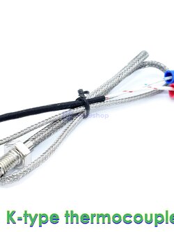 K-type thermocouple temperature sensor(50cm เฉพาะสายวัดอุณหภูมิ)