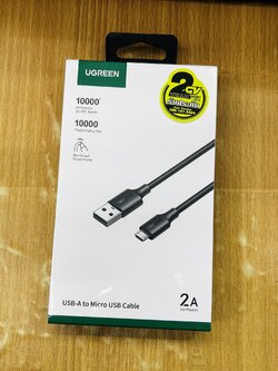 UGREEN 60136 USB 2.0 A to Micro USB Cable Nickel Plating 1m.