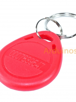 EM4100 ID card keychain access control RF proximity card red matching 125KHz RFID card reader module