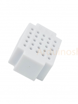 บอร์ดทดลองขนาดเล็ก-สีขาว ขนาด 25 ช่อง Protoboard Breadboard White 25 holes
