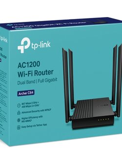 TP-Link Archer C64 AC1200 Wireless MU-MIMO WiFi Router