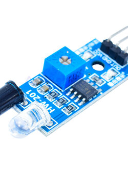 Infrared Obstacle Avoidance Sensor Module เซนเซอร์อินฟาเรดตรวจจับสิ่งกีดขวาง สำหรับรถหุ่นยนต์ Smart Car Robot (3.3–5V)