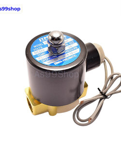 Solenoid Valve โซลินอยด์วาล์วทองเหลือง NC ปกติปิด 3/8 inc. 24VDC( SYPC)