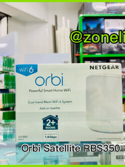RBS350 — Orbi AX1800 WiFi 6 Dual-band Mesh Add-on Satellite