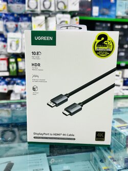 UGREEN 35841 Display Port to HDMI 4K Cable