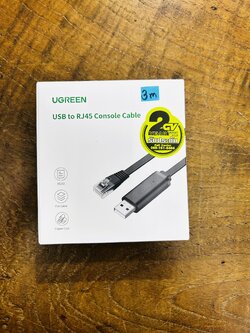 UGREEN 60813 USB to RJ45 Console Cable 3m.