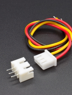 XH2.54 cable connector 2.54mm 3p ขั้วต่อคอนเน็กเตอร์พร้อมสายไฟยาว 20 cm( 1 ชุด ผู้+เมีย)