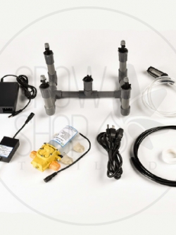 ชุดพ่นละอองสำหรับระบบแอร์โรโปนิกส์(Aeroponics) พร้อมอุปกรณ์สร้างแรงดัน