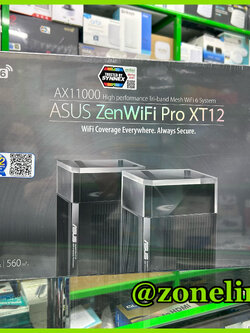 Asus ZenWiFi XT12 Mesh Wifi Tri Band Pack2 WiFi6 AX11000