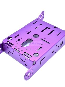 โครงรถหุ่นยนต์ Aluminum alloy robot Smart car สี Metallic purple