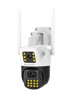 Vstarcam CG663DR ( ใส่ซิมได้ 4G ) 2.0MP กล้องวงจรปิดไร้สาย กล้องนอกบ้าน Outdoor IP Camera ภาพสี มีAI+ สัญญาณเตือน