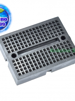 บอร์ดทดลองขนาดเล็กสีดำขนาด 170 ช่อง Protoboard Breadboard Black170 holes