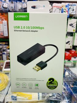 UGREEN 30305 USB 2.0 to 10/100 Network RJ45 Lan Adapter