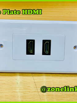 Face Plate HDMI 2 Outlet