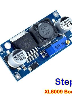XL6009 Boost Module DC-DC Adjustable แปลงไฟจาก 3-32V to 5-35V at 4A ( Step-Up )