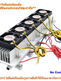 ชุดทำความเย็น ระบายความร้อนด้วยน้ำขนาด 5 บล๊อค(40*200*12) Mini Cooling block(สินค้าเป็นชุดคิทไม่มี แผ่นร้อนเย็น)