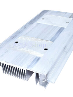 Heat Sink Aluminum Alloy Cooling block ฮีทซิงค์ระบายความร้อนหรือเย็น ขนาด(120*200*25)